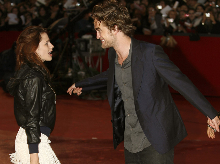 Robert Pattinson and Kristen Stewart - Robert Pattinson - Kristen Stewart - Rob Pattinson - Rob and Kristen - Twilight - Breaking Dawn - Celebrity - Marie Claire