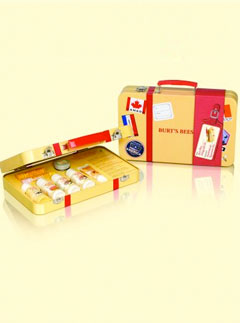 Burt's Bees Holiday Suitcase tin 