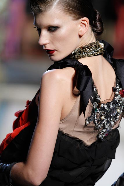 Lanvin for H&M catwalk show