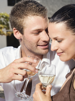 One in four are born to be unfaithful - couple - flirting