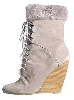 Reiss Thandi fur-trim wedge boot - Fashion Buy of the Day, Marie Claire