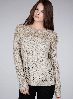 Warehouse mixed-stitch jumper - Fashion Buy of the Day, Marie Claire