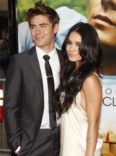 Zac Efron and Vanessa Hudgens - Zac Efron and Vanessa Hudgens split - High School Musical - Zac and Vanessa - Celebrity News - Marie Claire