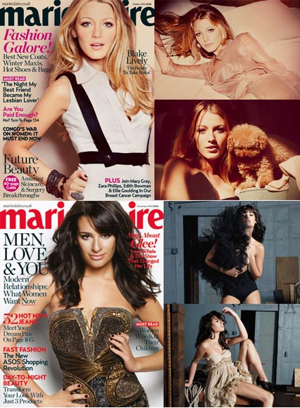 Marie Claire cover girls 2010
