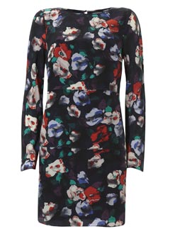 Warehouse zina floral printed dress