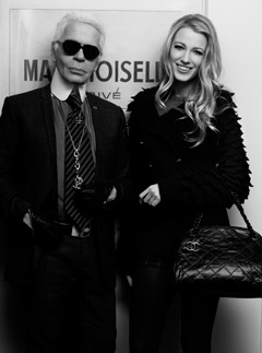 The actress Blake Lively has been chosen by Karl Lagerfeld to represent CHANEL