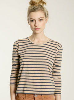 BDG Long Sleeve Crop Tee