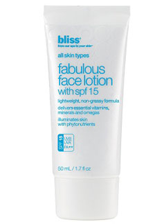 Bliss fabulous face lotion 