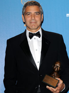 George Clooney - George Clooney reveals secret battle with Malaria - Chery Cole - Piers Morgan - George Clooney Malaria - Celebrity News - Marie Claire - Marie Claire UK