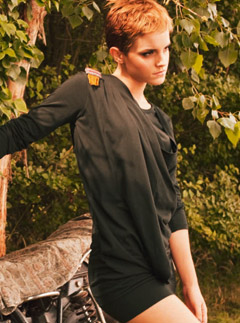 Emma Watson for People Tree - Fashion, pictures, first, look, campaign, shot, image, Marie Claire