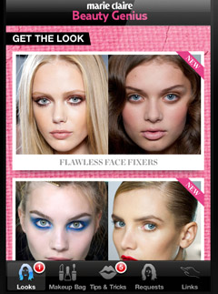 Marie Claire Beauty Genius App, Flawless Face Fixers