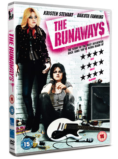 The Runaways on DVD - film, movie, band, girl, Kristen Stewart, Dakota Fanning, giveaway, competition, win, copies, Marie Claire