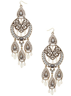 Freedom mega-bead chandelier earrings - Fashion Buy of the Day, Marie Claire