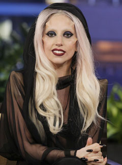Lady Gaga on the Jay Leno show