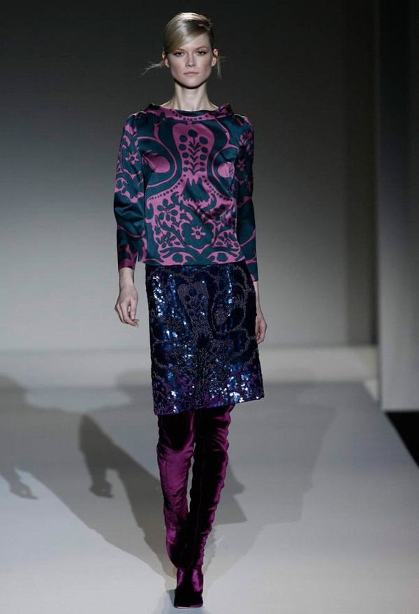 Alberta Ferretti Autumn Winter 2011 Milan Fashion Week Catwalk Photos