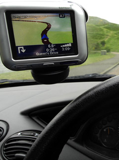 Sat Nav - Tom Tom, Satellite Navigation, driving, car, window, Features, news, Marie Claire