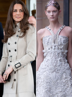 Alexander McQueen Autumn/Winter 2011 - Kate Middleton, royal wedding, dress, bridal, gowm, McQueen, inspired, wedding, Prince William, design, Sarah Burton, fashion, Marie Claire