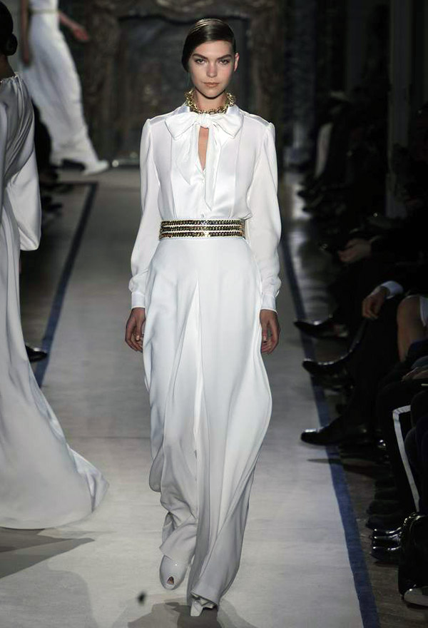 Yves Saint Laurent Autumn Winter 2011 Catwalk Photos