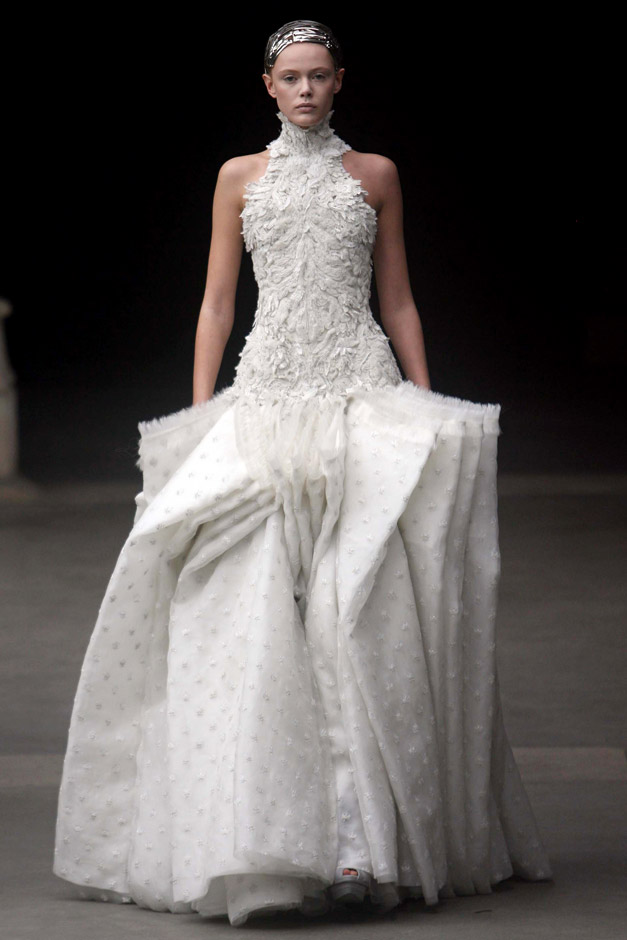 Alexander McQueen Autumn/Winter 2011 - Paris Fashion Week, shows, Sarah Burton, royal, wedding, bridal, inspired, Marie Claire