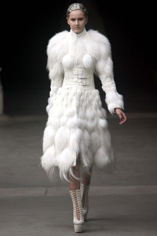 Alexander McQueen Autumn/Winter 2011 - Paris Fashion Week, shows, Sarah Burton, royal, wedding, bridal, inspired, Marie Claire