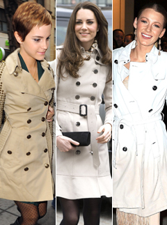 Emma Watson, Kate Middleton and Blake Lively - Who wore Burberry best?