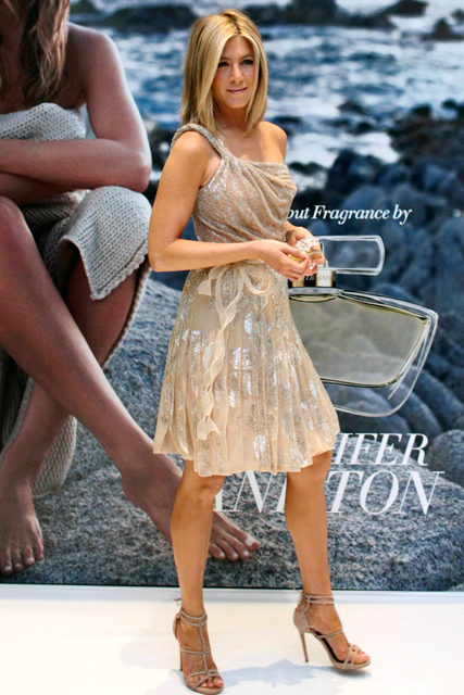 Jennifer Aniston at her fragrance launch in Mexico City