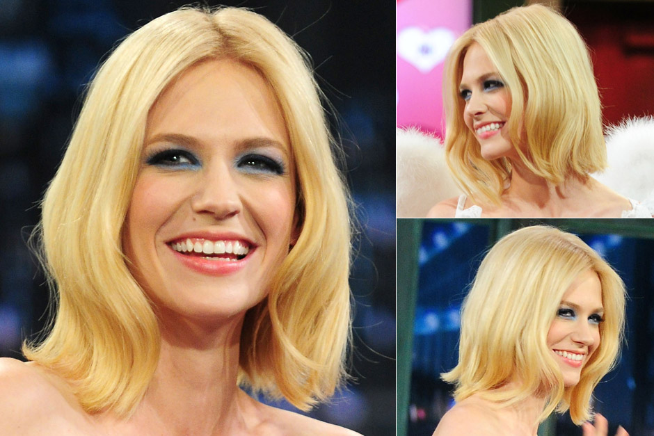 January Jones - Best, celebrity, bobs, bob, bobbed, hair, hairstyles, haircut, inspiration, celebs, beauty, Marie Claire
