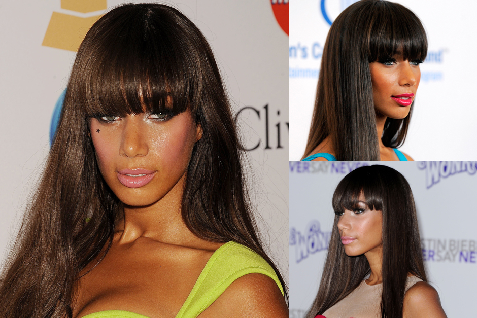 Leona Lewis - Best celebrity fringes - fringe hairstyles