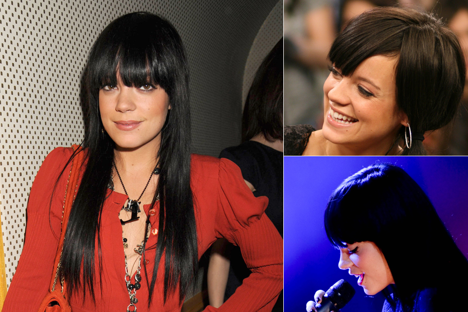 Lily Allen - Best celebrity fringes - fringe hairstyles Lily Allen - Best celebrity fringes - fringe hairstyles