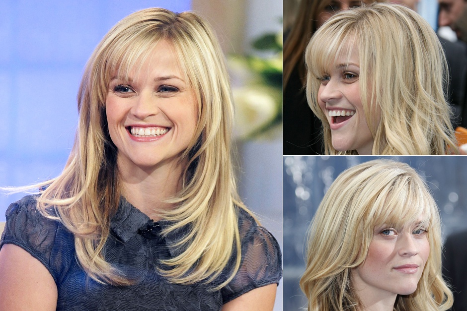 Reese Witherspoon - Best celebrity fringes - fringe hairstyles