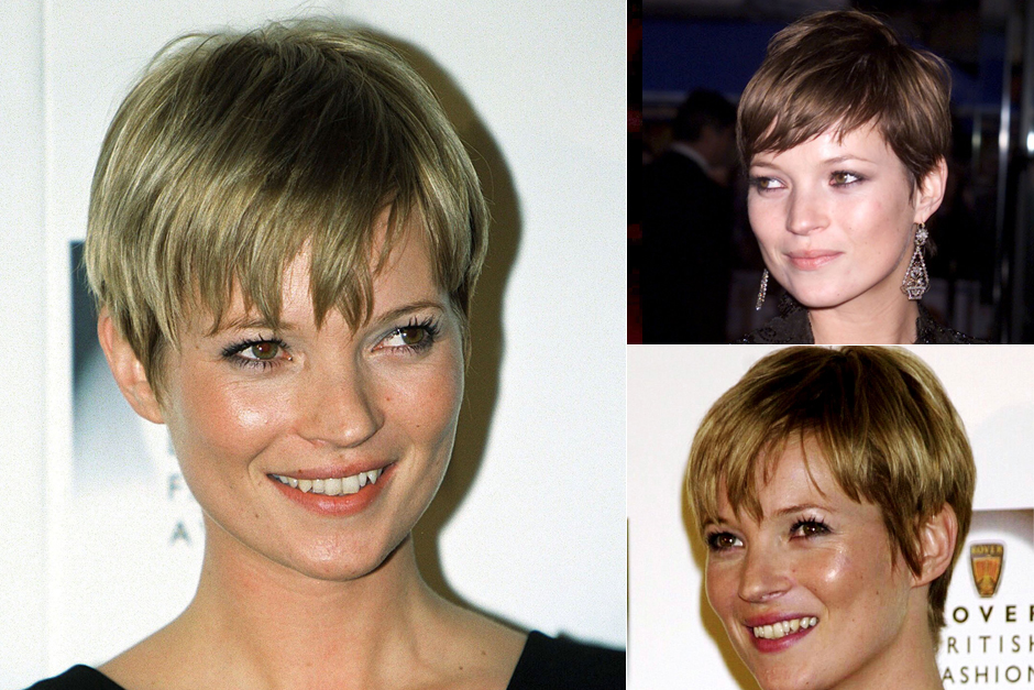 Kate Moss - celebrity short hairstyles - short hair Kate Moss - celebrity short hairstyles - short hair