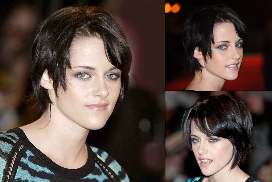 Kristen Stewart - short celebrity hairstyles - short hair