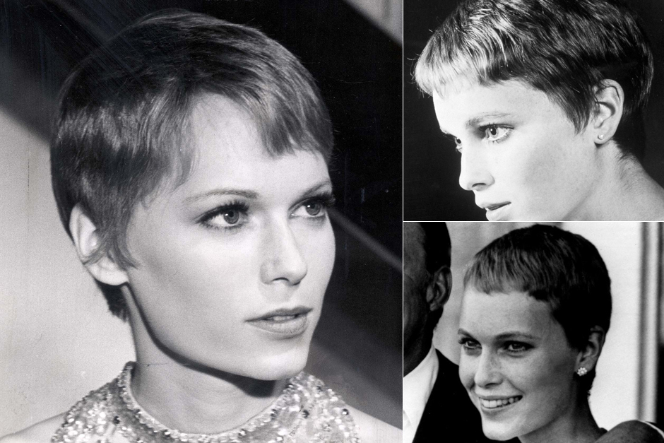 Mia Farrow - celebrity short hairstyles - short hair Mia Farrow - celebrity short hairstyles - short hair