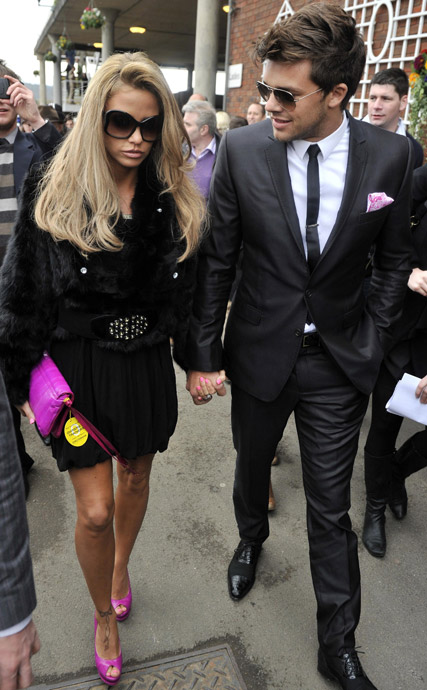 Katie Price and Leandro Penna - Cheltenham, Festival, races, 2011, see, pics, pictures, horses, Marie Claire