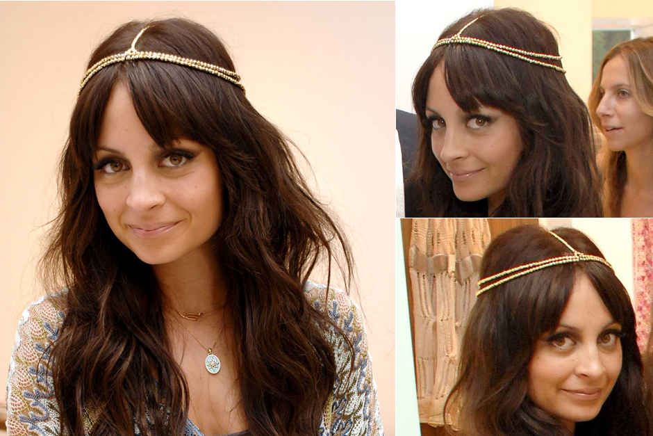 Nicole Richie - hair accessories - celebrity hairstyles