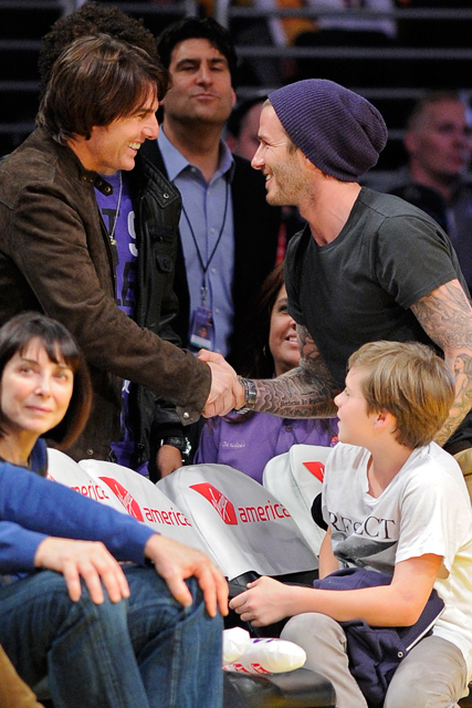 Tom Cruise and David Beckham - what the stars got up to over the weekend