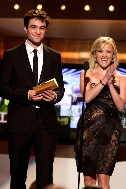 Robert Pattinson and Reese Witherspoon at the Country Music Awards 2011