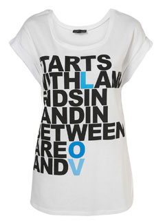 Topshop Fashion Targets Breast Cancer Tee