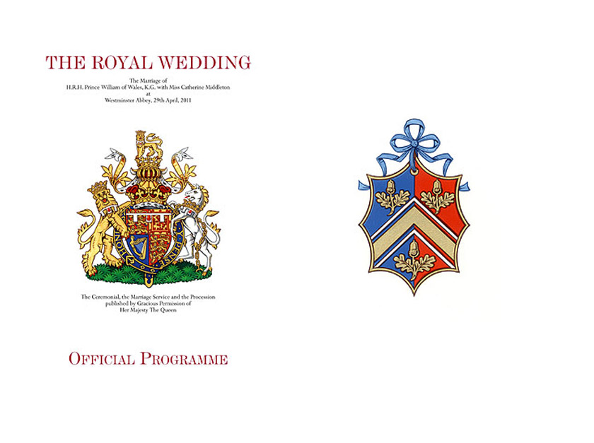Royal Wedding Programme - Prince William Kate Middleton - Kate Middleton - Marie Claire - Marie Claire