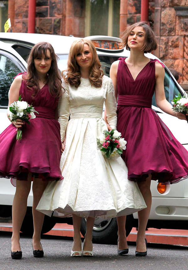 Keira Knightley as Bridesmaid at the Wedding of Caleb Knightley and Kerry Nixon