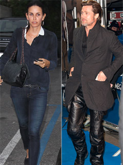 Courteney Cox Brad Pitt - Courteney Cox - Brad Pitt - Jennifer Aniston - Marie Clarie - Marie Claire UK