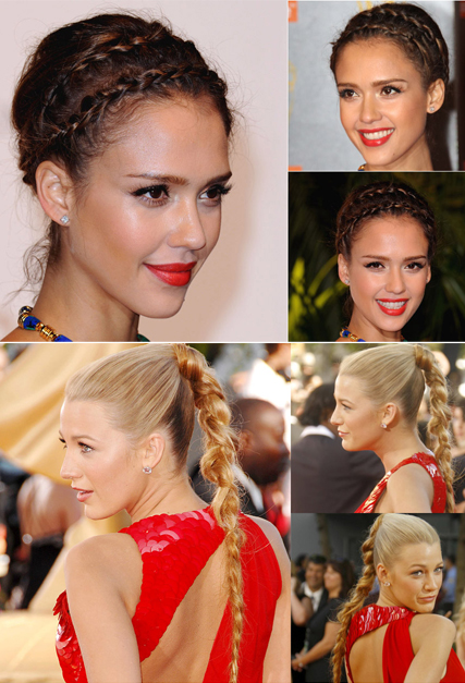 Celebrity plaits