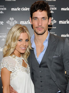 David Gandy and Mollie King Photos at The Marie Claire Inspire and Mentor Party 2011