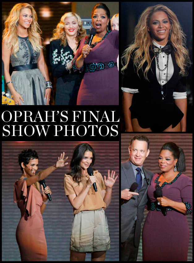 Oprah Winfrey's star-studded final show