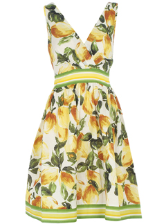 Dorothy Perkins Lemon crossover sundress 