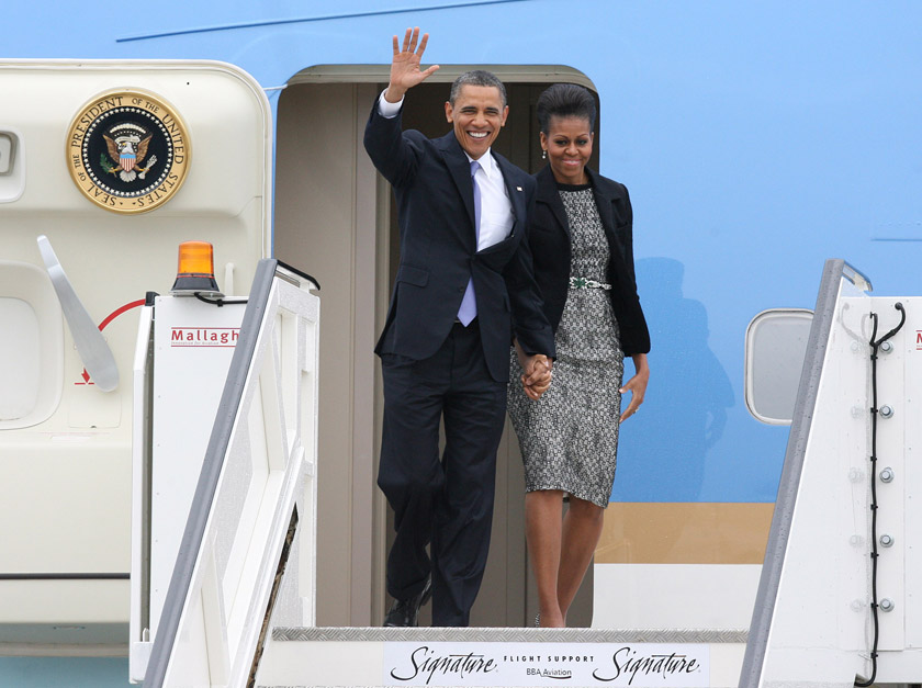 Barack and Michelle Obama - Barack Obama - Michelle Obama - President Obama - The Obamas' European Tour - UK - Ireland - Marie Claire - Marie Claire UK