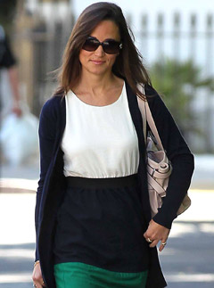 Pippa Middleton - Pippa Middleton's high street style - Kate Middleton - Reiss - Dress - Marie Claire - Marie Claire UK