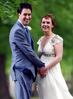 Ed Miliband and Justin Thornton wedding pics