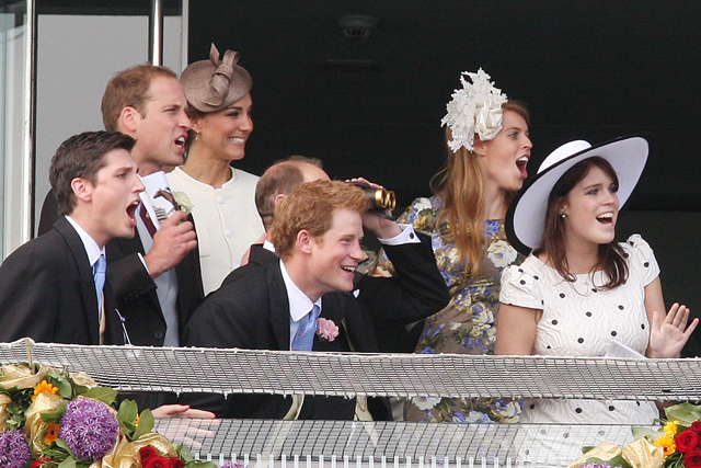 Royal Family at the Epsom Derby - Kate Middleton, Prince William, The Queen, Prince Harry, Princess Beatrice, Princess Eugenie