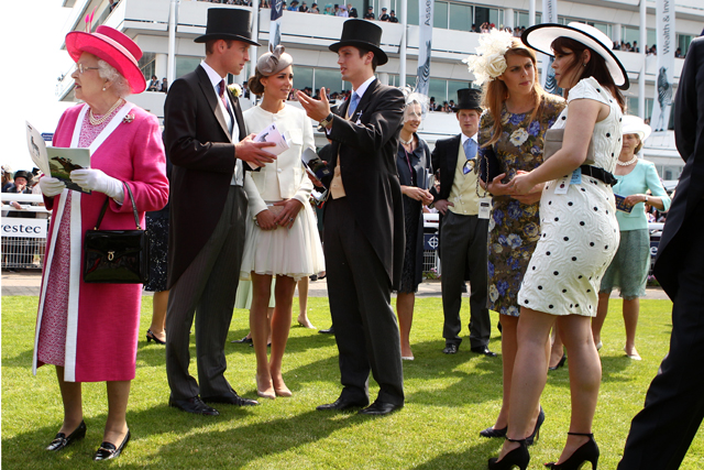 Royal Family at the Epsom derby